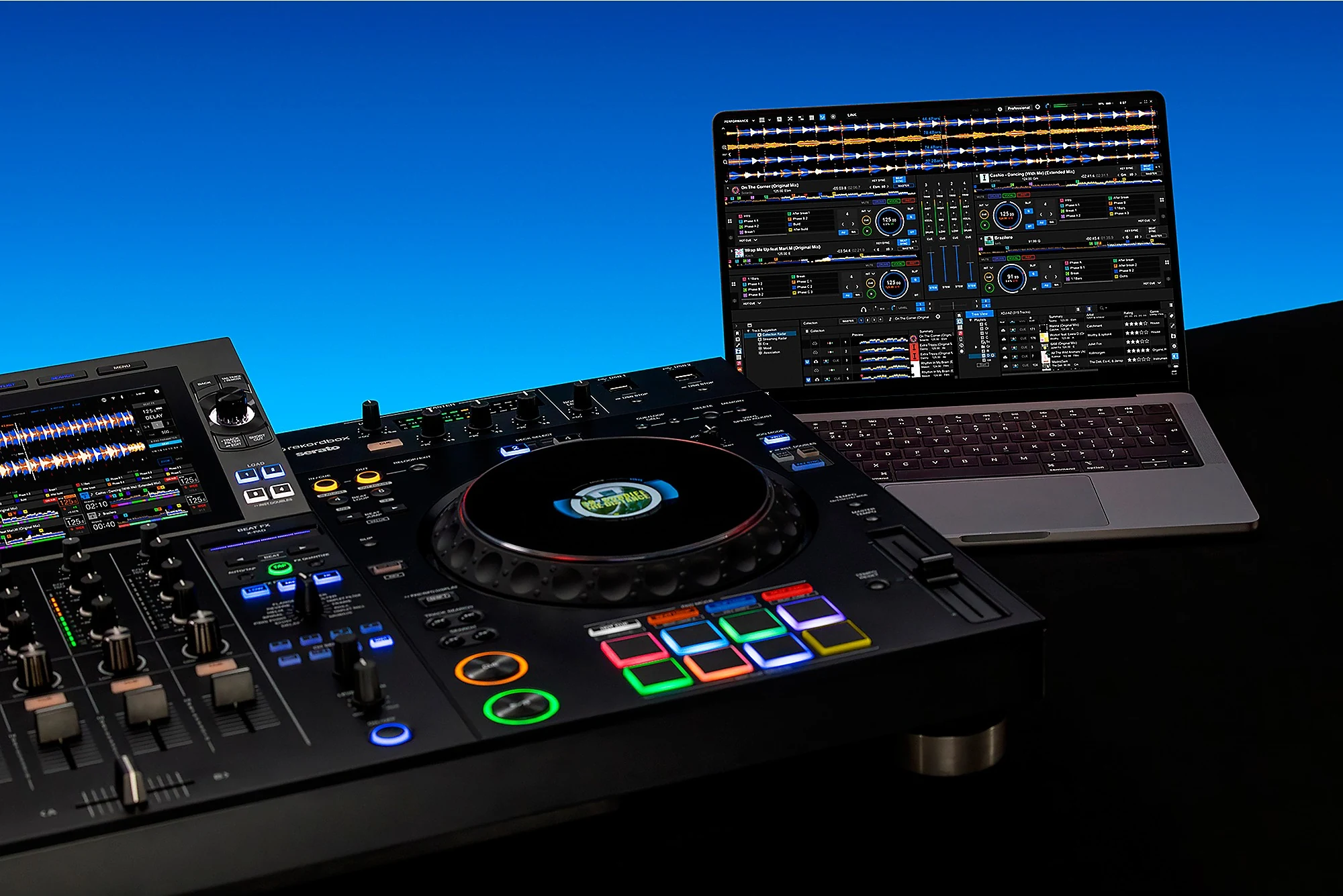 AlphaTheta XDJ-AZ y Rekordbox utilizados en ARETÉ STUDIO